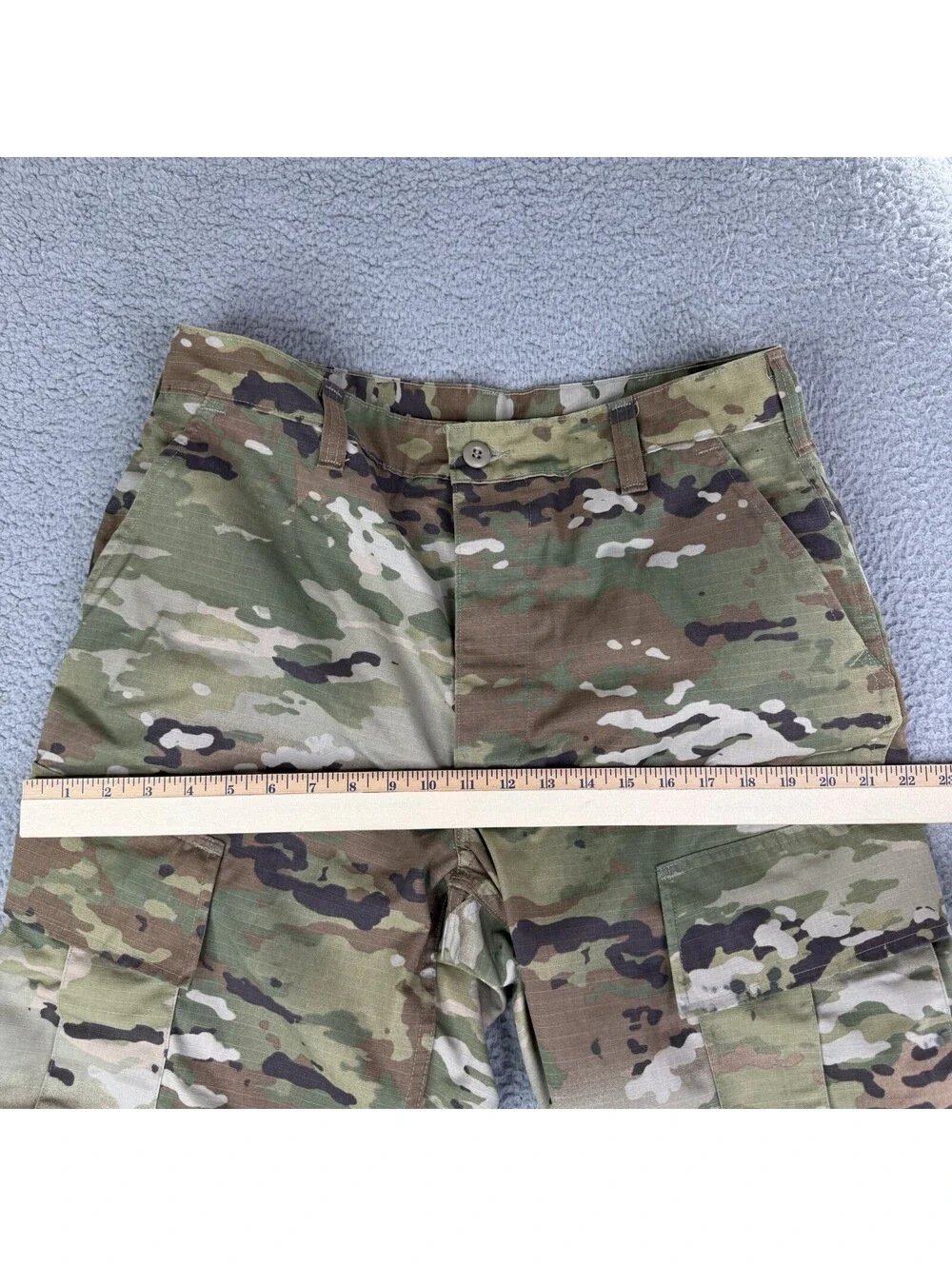 Army Combat Uniform Pants Mens Medium Regular OCP Camo Cargo Ripstop Kandor MFG
